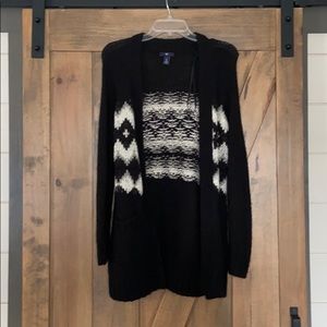 Black oversized Cardigan